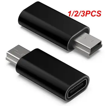  1 / 2 / 3 шт. Адаптер Mini USB на Type C 5-контактный разъем для передачи данных USB Type-C для ПК с камерой MP3