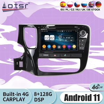 2 Din Multimedia Stereo Android 11 для Mitsubishi Outlander 2014 2015 2016 2017 2018 GPS Аудио Радиоприемник Диктофон Головное устройство
