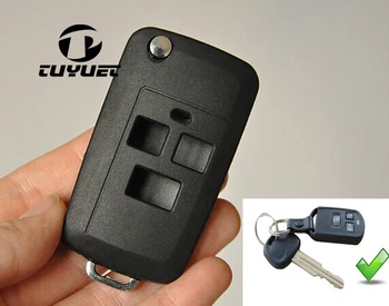 3 кнопки Модифицированная складная оболочка дистанционного ключа для Hyundai Sonata FOB Blanks Case