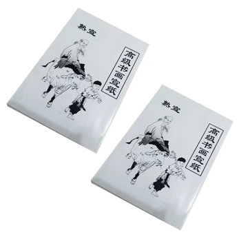 60 листов Белая бумага для рисования Бумага Сюань Рисовая бумага Китайская живопись и каллиграфия 36 см X 25 см