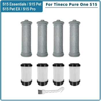 9 шт. Запасная часть для Tineco PURE ONE S15 / S15 Essentials Беспроводной пылесос Pre Post Фильтр Запасные части Запчасти