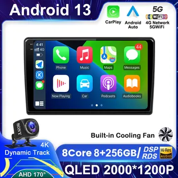Android 13 Авто Стерео CarPlay Авто Видеоплеер Радио GPS Навигация для Ford F150 F250 F350 Fusion Mustang Explorer Edge Focus