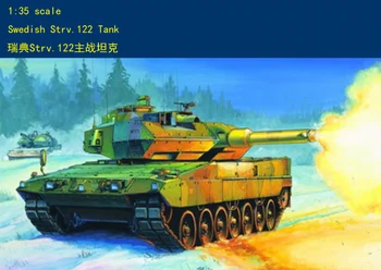 Hobby boss 82404 1/35 Шведский танк Strv.122 Модель в масштабе