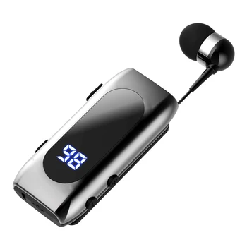 K55 Беспроводные наушники Выдвижные портативные Bluetooth 5.3 Клип Вибрация Спорт Бег Геймер Наушники 20H Время прослушивания музыкиВремя разговора 2