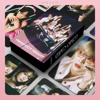 KAZUO 55 шт. LE SSERAFIM Perfect Night Album Lomo Card Kpop Photocards Серия открыток