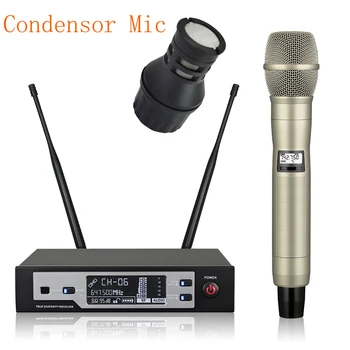 Leicozic Конденсаторный микрофон 645-664 МГц Ручной микрофон Microfones Sem Fio Профессиональный Microfono Lavalier Inalambrico Студийная музыка