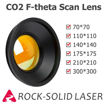M85 CO2 F-theta Scan Field Lens 10,6 мкм 10600 нм 50x50 мм - 300x300 мм для деталей машин для лазерной маркировки