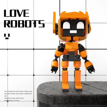 MOC Love Dead Machine And Robot K-VRC Mecha Building Block Set Игрушки для подарка Собрать рождественский подарок