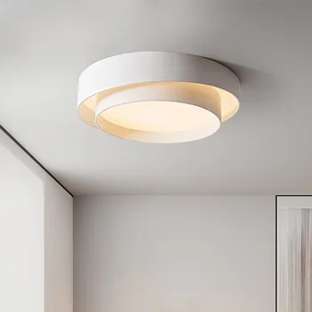 Nordic Круглый потолочный светильник Минималистичный потолочный светильник для гостиной, творческой главной спальни, столовой, декоративного освещения