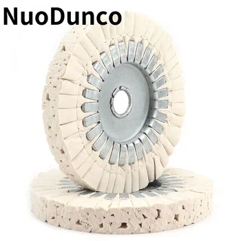 NuoDdun 150 мм хлопковый воздушный канал полировальный круг кромкооблицовочный станок аксессуары для тканевого колеса 20 мм апертура железный сердечник ветряное колесо