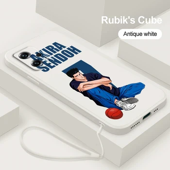 Slam Dunk Аниме Мальчик Жидкая веревка Чехол для телефона для Xiaomi Redmi Note 12 10 11 9 Pro Plus Speed Trubo 11S 11T 11T 10S 9T 5G