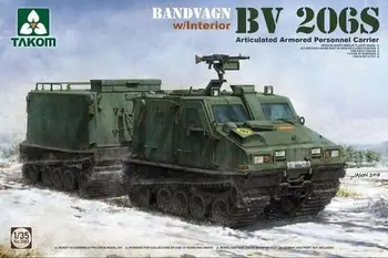 TAKOM 2083 Бронетранспортер с шарнирно-сочлененной рамой Bandvagn Bv206S в масштабе 1/35