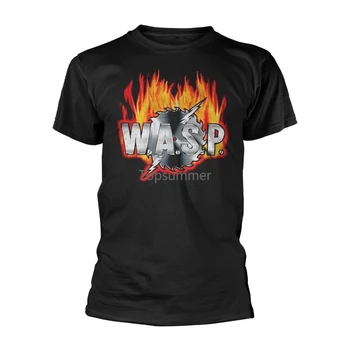 W.A.S.P. Sawblade Logo Новая мужская футболка Летняя футболка с вырезом Дешевая футболка 2019 Модная футболка