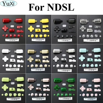 YuXi 5 Цвет ABXY L R D Пэд Крестовина Кнопка Полный набор кнопок для Nintention Для DS Lite для кнопок NDSL Ключ Красный Желтый Белый Черный