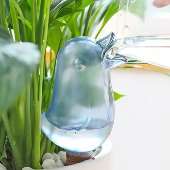 Автоматическая полив для цветов Высококачественная бытовая поилка для растений Самополив в форме птицы Пластиковые луковицы Aqua Устройство для капельного орошения Сад