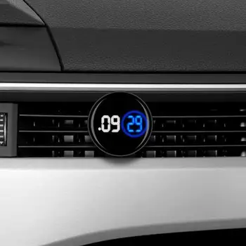 Автомобильные электронные часы Сенсорный экран Стик на приборной панели Часы Автомобильные водонепроницаемые часы с сенсорным управлением Интерьер Авто Аксессуары