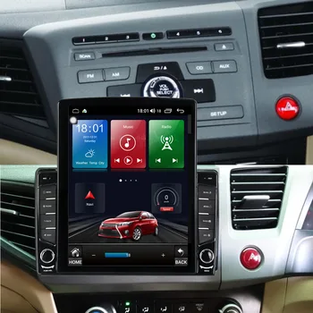 Аудио Радио 64 ГБ Для HONDA CIVIC 2012 2013- 2015 2016 RHD Android 10 DSP IPS Авто Мультимедиа Нави Головное устройство Tesla Player GPS