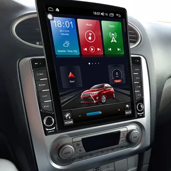 Аудио Радио Авто Мультимедиа IPS DSP Android 10 64 ГБ Tesla Плеер Для Ford Focus 2 Mk2 2004-2011 GPS Navi Головное Устройство