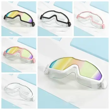 Гальванические очки для плавания Классический стиль с берушами HD Очки для дайвинга Защита от запотевания Водонепроницаемые гальванические очки Унисекс