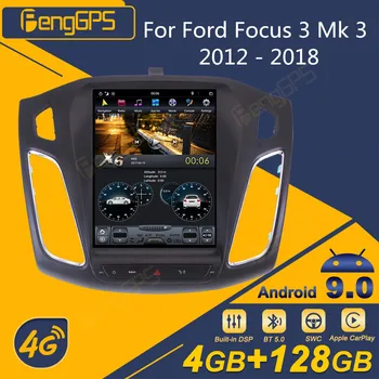 Для Ford Focus 3 Mk 3 2012 - 2018 Android Авто Радио Экран 2din Стерео Ресивер Авторадио Мультимедиа DVD Плеер Gps Navi