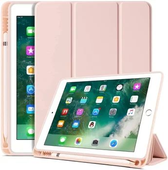 Для iPad Air 2 Air 4 iPad Air 5 10.9 3 Чехол для пробуждения для Ipad 10.2 Pro 10.5 9.7 Mini 5 4 с держателем для карандашей Силиконовая крышка Funda