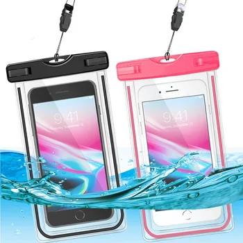 Для Ulefone Power 3/3S Универсальный чехол для подводного светящегося телефона для Ulefone Power 3L 6-дюймовый водонепроницаемый чехол для плавания