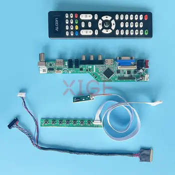 ЖК-контроллер Плата подходит HSD101PHW1 LTN101AT03 M101NWN8 40-контактный LVDS VGA+HDMI+AV+USB 1366*768 10,1-дюймовый комплект Дисплей для ноутбука Аналоговое телевидение