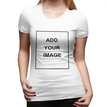 Изготовленная на заказ футболка с дизайном футболки Женская футболка оверсайз с принтом 100 хлопок с коротким рукавом красная женская футболка