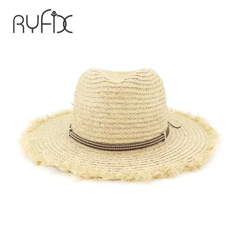Летняя новая соломенная шляпа lafite ручной вязки из соломы hathat лето кореянка женщины большой карниз джазовая шляпа HA79