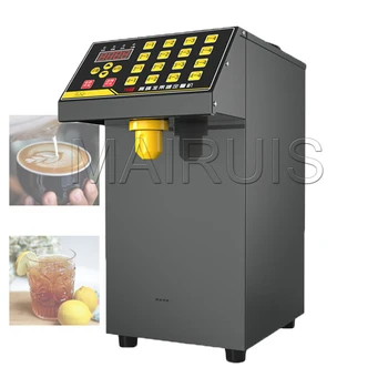 Микрокомпьютер Автоматическая машина для количественного определения фруктозы 8 л Дозатор фруктозы Дозатор сиропа Оборудование для магазина молока и чая