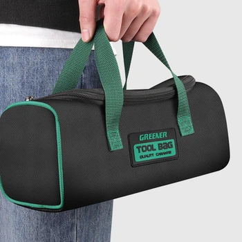  Многофункциональная сумка для инструментов Высококачественная прочная водонепроницаемая сумка для хранения с несколькими карманами против падения Оксфордские тканевые сумки для электрика