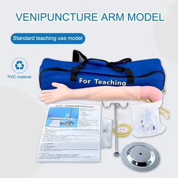 Модель руки для венозной пункции, инфузионная тренировочная форма, медицинская модель для практики инъекций в руку Тренировочная модель для забора крови из руки