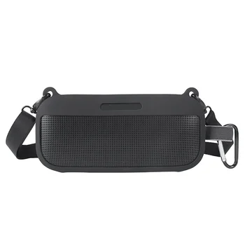Мягкий силиконовый чехол для портативной Bluetooth-колонки SoundLink Flex с плечевым ремнем и карабином,черный