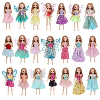 Новое поступление Платье Одежда, подходящая для 23-сантиметровой куклы Братц, 30-сантиметровой куклы Блайт и 25-сантиметровой кукольной одежды Licca