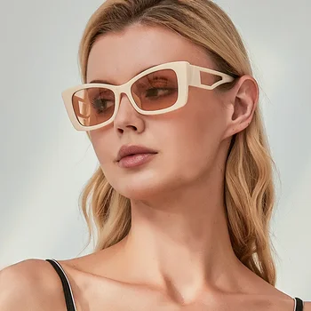 Новые солнцезащитные очки кошачий глаз модные выдолбленные дизайнерские очки в стиле индивидуальности, женские солнцезащитные и ветрозащитные солнцезащитные очки UV400