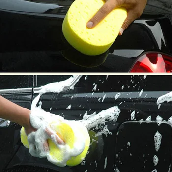 Практичная вакуумная сжатая мойка автомобиля Мягкая губка для мытья Чистящий инструмент Нано-сжатая губка высокой плотности