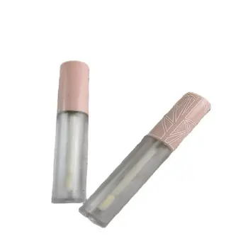 пустой тюбик блеска для губ 5 мл розовый матовый тюбик для блеска для губ пустой узорчатый тюбик для глазури для губ блеск для губ упаковка косметический контейнер 50 шт.