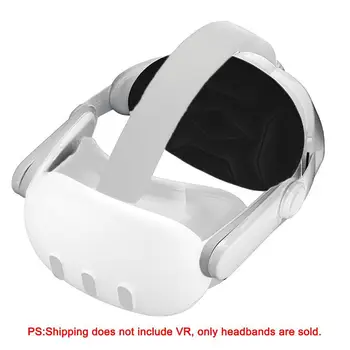  Регулируемый ремень для головы Oculus / Meta Quest 3 VR Гарнитура Декомпрессия Ремешки на голову Замена удобных ремней для головы