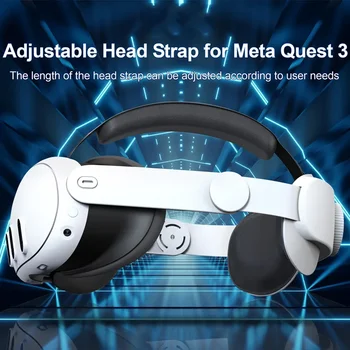 Ремень для головы Meta Quest3 Halo Strap Регулируемый удобный ремень для головы для аксессуаров Meta Quest 3 Новинка