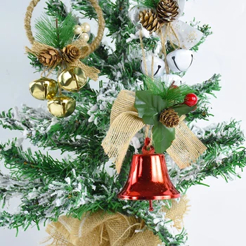 Рождественская елка Подвесной Орнамент Металлические Джингл Колокольчики Для Рождественских Новогодних Украшений Праздничный Колокольчик Украшение Рождественской Вечеринки