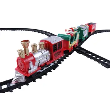 Рождественский поезд Игрушка с колеей Вагон угольной шахты Игрушки для девочек