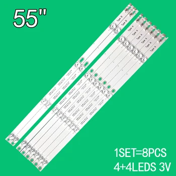 Светодиодная лента подсветки для 55PUF7194/T3 4708-K55WDE-A3117N11、4708-K55WDE-A3117N01、K550WDE1 A5