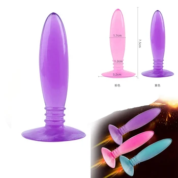  Силиконовая анальная пробка Секс-игрушки для пар Пулеобразная анальная пробка Игрушки для стимуляции секса для взрослых мужчин и женщин