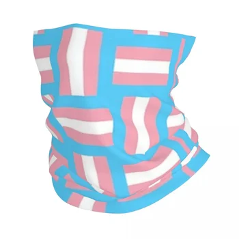 Трансгендерный флаг ЛГБТ гордость бандана на шею гетры с принтом маска шарф теплая балаклава на открытом воздухе спорт унисекс взрослый моющийся