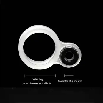 уплотнительное кольцо силиконовая удочка антистатическое магнитное кольцо керамическое рыболовное оборудование силиконовое направляющее кольцо рыболовные инструменты мягкий материал