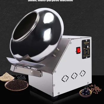  Шоколадно-сахарная каботажная машина 30 см Ролик Коммерческая маленькая машина для покрытия конфет Машина для полировки шоколадных бобов